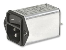 DC12.3102.001 - Filtered IEC Power Entry Module, IEC C14, General Purpose, 4 A, 250 VAC, 2-Pole Switch - SCHURTER