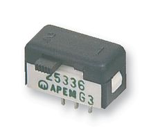 25336NA - Slide Switch, SPDT, On-On, Through Hole, 25000N, 1 A - APEM
