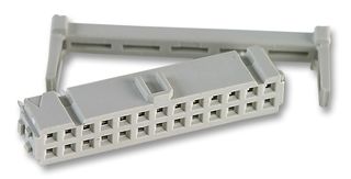 09185067813 - IDC Connector, With Strain Relief, Board In Connector, 2.54 mm, 2 Row, 6 Contacts - HARTING