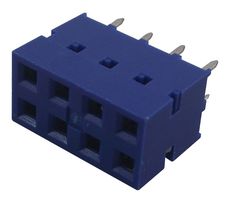 76342-304LF - PCB Receptacle, Board-to-Board, 2.54 mm, 2 Rows, 8 Contacts, Through Hole Mount, FCI Dubox 76342 - AMPHENOL COMMUNICATIONS SOLUTIONS