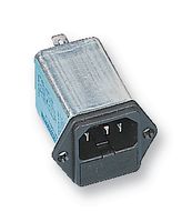 RIR-0622-H - Filtered IEC Power Entry Module, IEC C14, General Purpose, 6 A, 250 VAC, 1-Pole Fuse Holder - ROXBURGH EMC