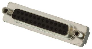 D25S24A4GV00LF - D Sub Connector, DB25, Standard, Receptacle, FCI Delta D, 25 Contacts, DB, Solder - AMPHENOL COMMUNICATIONS SOLUTIONS