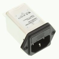 FN9260-2-06 - Filtered IEC Power Entry Module, IEC C14, General Purpose, 2 A, 250 VAC, 2-Pole Fuse Holder - SCHAFFNER