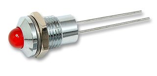 MC19040003 - LED Panel Mount Indicator, Red, 2.6 VDC, 8 mm, 45 mA, 20 mcd, Not Rated - MULTICOMP PRO