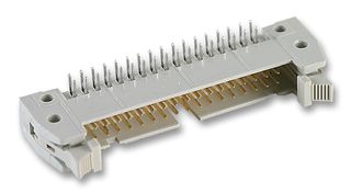 09 18 564 7913 - Pin Header, Short Latch, Wire-to-Board, 2.54 mm, 2 Rows, 64 Contacts, Through Hole Right Angle - HARTING