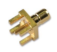 SMB1251B1-3GT30G-50 - RF / Coaxial Connector, SMB Coaxial, Straight Jack, Solder, 50 ohm, Brass - AMPHENOL RF