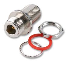 N7471A1-NT3G-50 - RF / Coaxial Adapter, N, Jack, N, Jack, Straight Bulkhead Adapter, 50 ohm - AMPHENOL RF