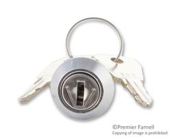 SRL-5-E-S-2 - Keylock Switch, SPDT, SRL, 2 Position, Solder, 1 A - LORLIN