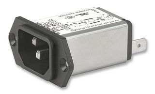 5110-0343-1 - Filtered IEC Power Entry Module, IEC C14, General Purpose, 3 A, 250 VAC - SCHURTER