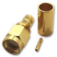 RSMA1111A1-3GT50G-1-50 - RF / Coaxial Connector, SMA RP Coaxial, Straight Plug, Crimp, 50 ohm, Essex 621715, RG58 - AMPHENOL RF