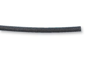 176-50026 - Sleeving, Braided, Fibreglass / PU (Polyurethane), Black, 4 mm, 25 m, 82 ft - HELLERMANNTYTON
