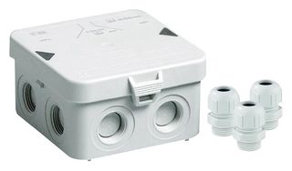 358-903 S1 - Plastic Enclosure, Junction Box, Thermoplastic, 57 mm, 95 mm, 95 mm, IP65 - SPELSBERG