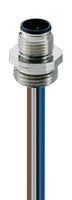 RSFM 4/0.5M - Sensor Connector, RSFM Series, M12, Female, 4 Positions, Solder Socket, Straight Cable Mount - LUMBERG AUTOMATION