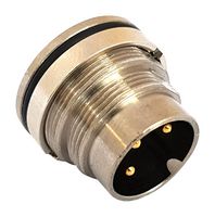 PXMBNI16RPM06ASC - Sensor Connector, Buccaneer M16 Series, M16, Male, 6 Positions, Solder Pin, Straight Panel Mount - BULGIN LIMITED