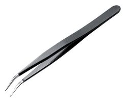DT000032 - Tweezer, ESD, SMD, Bent, Flat, Stainless Steel, 115 mm - MULTICOMP PRO