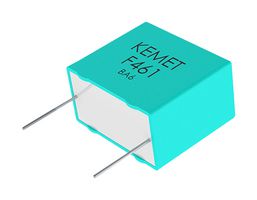 F462BY104J1L2A - General Purpose Film Capacitor, Pulse, Metallized PP, Radial Box - 2 Pin, 0.1 µF, ± 5%, 400 V - KEMET