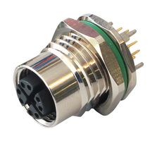 PXMBNI12RPF08XPCM16 - Sensor Connector, Buccaneer M12 X Coding Series, M12, Female, 8 Positions, Solder Socket - BULGIN LIMITED