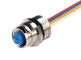 ELWIKA 3008 V - Sensor Connector, MiniQuick E Series, M8, Female, 3 Positions, Socket, Right Angle Cable Mount - HIRSCHMANN