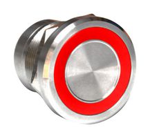 MC22MCSRG - Vandal Resistant Switch, MC, 22.2 mm, SPST-NC, On-(Off), Flush, Natural - BULGIN LIMITED