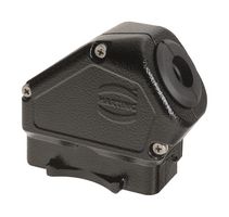 11307160520 - Heavy Duty Connector, Hood, Side Entry, Aluminium Body, 2 Lever, 16B - HARTING