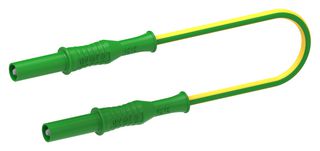 72-14016 - Banana Test Lead, 4mm Banana Plug, Shrouded, 4mm Banana Plug, Shrouded, 6.6 ft, 2 m - TENMA