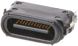 202410-0002 - USB Connector, USB Type C, USB 3.1, Receptacle, 24 Ways, Surface Mount, Right Angle - MOLEX