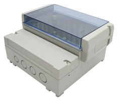 MC003605 - Plastic Enclosure, Dual Compartment, ABS, Polycarbonate, 161 mm, 166 mm, 93 mm, IP65 - MULTICOMP PRO