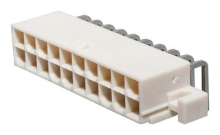 39-29-1207 - Pin Header, Power, Wire-to-Board, 4.2 mm, 2 Rows, 20 Contacts, Through Hole Right Angle - MOLEX