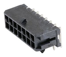 43045-1401 - Pin Header, Power, 3 mm, 2 Rows, 14 Contacts, Through Hole Right Angle, Micro-Fit 3.0 43045 - MOLEX