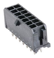 43045-1428 - Pin Header, Power, 3 mm, 2 Rows, 14 Contacts, Through Hole Straight, Micro-Fit 3.0 43045 - MOLEX