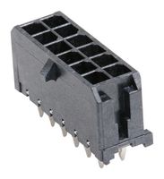 43045-1214 - Pin Header, Wire-to-Board, 3 mm, 2 Rows, 12 Contacts, Through Hole Straight, Micro-Fit 3.0 43045 - MOLEX