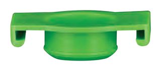 8001037 - Syringe Barrel End Cap, 30.55cc, Green, QuantX Series, 50 Pack - FISNAR