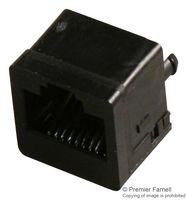 42878-6218 - Modular Connector, Modular Jack, 1 x 1 (Port), 6P6C, Cat3, Through Hole Mount - MOLEX