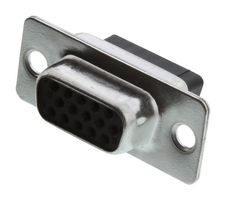 173109-0036 - D Sub Connector Housing, 15 Ways, High Density D Sub, DE, 173109, Receptacle, Steel Body - MOLEX