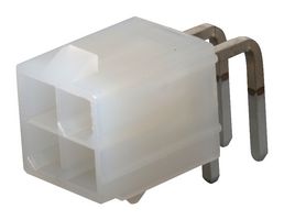 26-01-3115 - Pin Header, Power, 4.2 mm, 2 Rows, 4 Contacts, Through Hole Right Angle, Mini-Fit Jr. 5569 - MOLEX