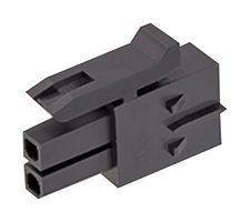 206461-0200 - Connector Housing, Micro-Fit+ 206461, Receptacle, 2 Ways, 3 mm, 206460, 206462 Crimp Terminals - MOLEX
