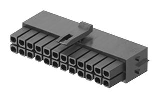 206461-2000 - Connector Housing, Micro-Fit+ 206461, Receptacle, 20 Ways, 3 mm, 206460, 206462 Crimp Terminals - MOLEX