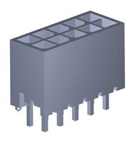 206832-1001 - Pin Header, Power, 3 mm, 2 Rows, 10 Contacts, Through Hole Straight, Micro-Fit+ 206832 - MOLEX