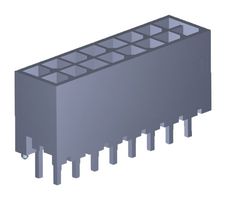 206832-1601 - Pin Header, Power, 3 mm, 2 Rows, 16 Contacts, Through Hole Straight, Micro-Fit+ 206832 - MOLEX