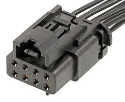 205926-0010 - Connector Housing, MultiCat 205926, Receptacle, 8 Ways, 3.6 mm - MOLEX