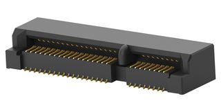 1775862-2 - Card Edge Connector, Mini PCIe, Dual Side, 1 mm, 52 Contacts, Surface Mount, Right Angle, Solder - TE CONNECTIVITY