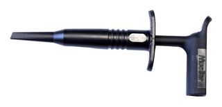 BU-20431-0 - Test Accessory, Right Angle Insulated Plunger Hook Clip, 4mm Banana Plugs - MUELLER ELECTRIC