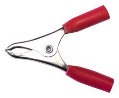 BU-40A-2 - BATTERY CLIP W/ INSULATOR, 15A, RED - MUELLER ELECTRIC
