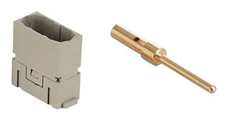 CX25IMCIMD0.5 - Heavy Duty Connector, MIXO, Insert, 25 Contacts, Plug, Crimp Pin - ILME