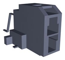 203555-2022 - Pin Header, Power, 2 Rows, 2 Contacts, Through Hole Right Angle, CP-6.5 203555 - MOLEX