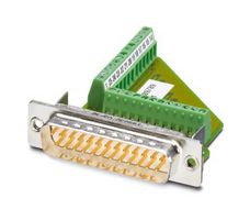 VS-25-ST-DSUB/25-MPT-0,5 - D SUB CONN, PLUG, 25WAY, SCREW - PHOENIX CONTACT