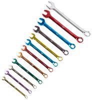 T4346M12ST - COLOUR CODED COMBI SPANNER SET, 12PC - CK TOOLS