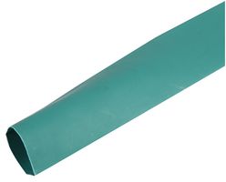 15162 - Heat Shrink Tubing, 2:1, 0.04 ", 1.1 mm, Green, 16.4 ft, 5 m - MULTICOMP PRO