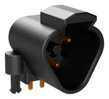 ATF13-3P-BM01 - Automotive Connector, Board Lock AT Series, Right Angle Receptacle, 3 Contacts, PCB Pin - AMPHENOL SINE/TUCHEL