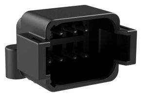 ATF13-08PB-BM13 - Automotive Connector, Board Lock AT Series, Right Angle Receptacle, 8 Contacts, PCB Pin - AMPHENOL SINE/TUCHEL